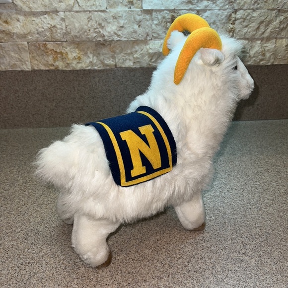 Vintage 1978 U.S. Navy Academy Mascot Billy the Goat Plush Stuffed Ram - Dakin - Picture 8 of 16